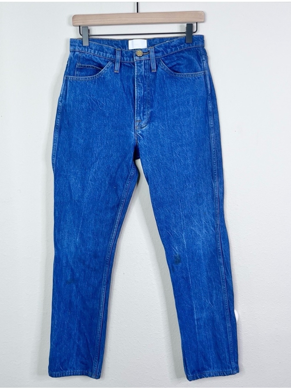 Frame Denim Le Italien True Straight Women's Jeans Size 27 Vintage Blue LISTL727